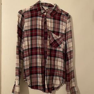 Burgundy button up
